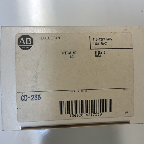 Allen bradley 236 - cd-236, operating